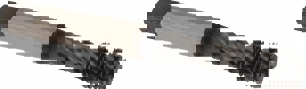 Spiral Flute Tap: 5/16-24, UNF, 3 Flute, Modified Bottoming Chamfer, 3B Class of Fit, Vanadium High-Speed Steel, TiCN Finish