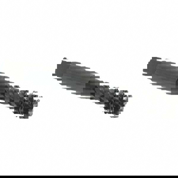 Spiral Flute Tap: 3/8-24, UNF, 3 Flute, Modified Bottoming Chamfer, Vanadium High-Speed Steel, Oxide Finish