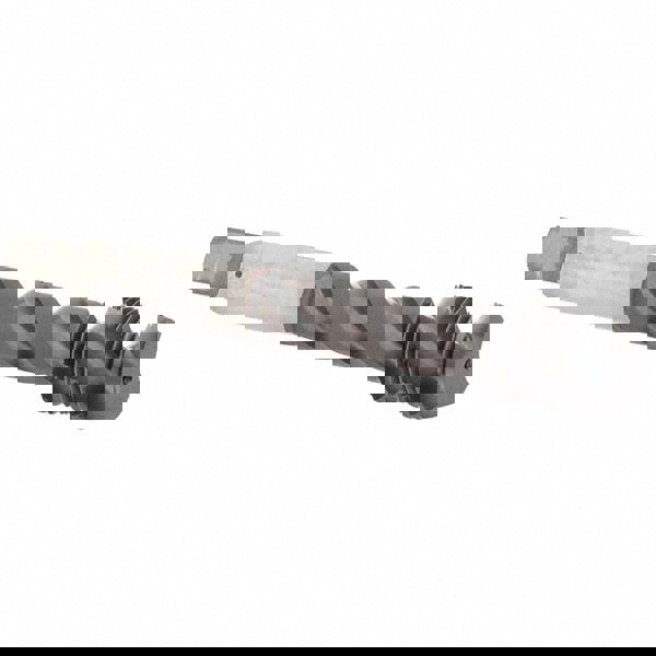 Spiral Flute Tap: 1/2-20, UNF, 3 Flute, Modified Bottoming Chamfer, 2B Class of Fit, Vanadium High-Speed Steel, TiCN Finish