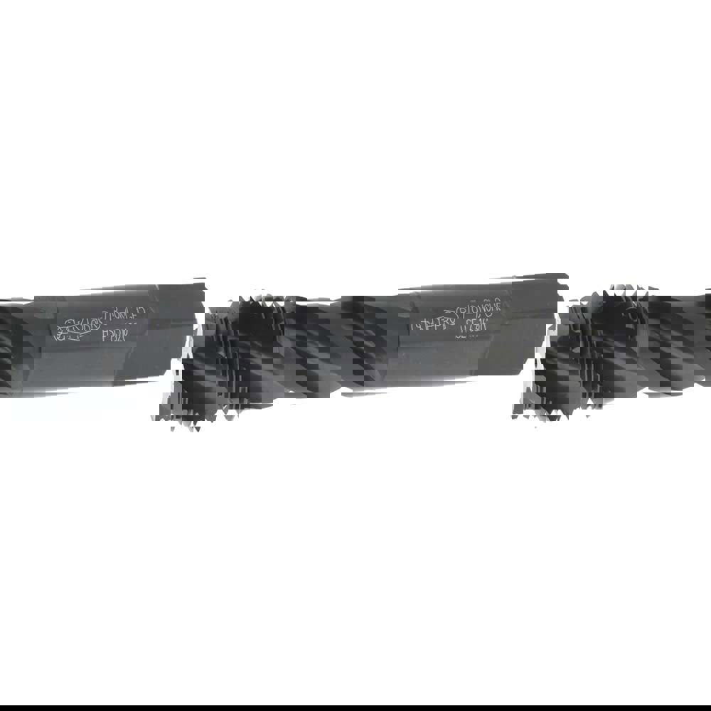 Spiral Flute Tap: 7/8-9, UNC, 4 Flute, Modified Bottoming Chamfer, 3B Class of Fit, Vanadium High-Speed Steel, Oxide Finish