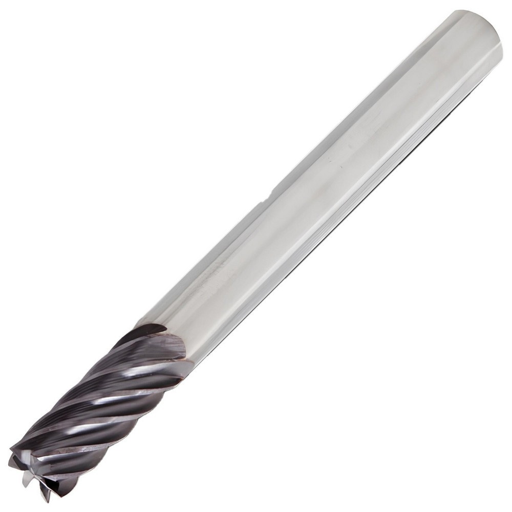 Corner Chamfer End Mill: 16 mm Dia, 32 mm LOC, 16 Flutes, 7.62 mm Chamfer Width, Solid Carbide