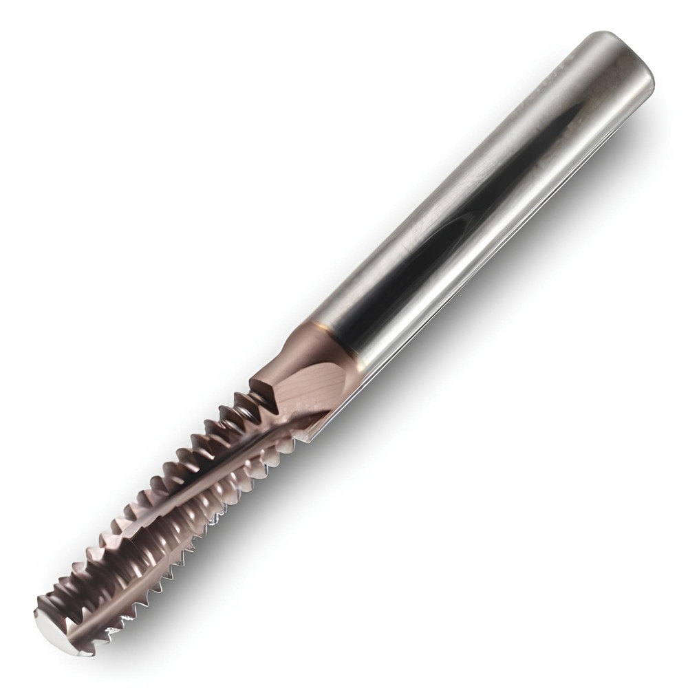 Helical Flute Thread Mills; Material: Solid Carbide ; Thread Size (Inch): 5/16-24;3/8-24 ; Thread Depth (Decimal Inch): 0.5600 ; Thread Type: UN ; Shank Diameter (Decimal Inch): 0.2500 ; Shank Type: Cylindrical