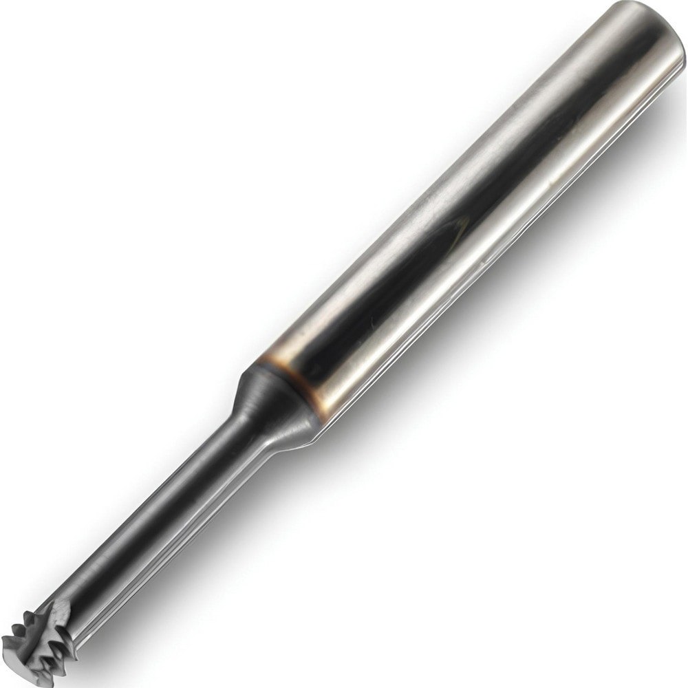 Helical Flute Thread Mills; Material: Solid Carbide ; Thread Size (Inch): 5/16 ; Thread Depth (Decimal Inch): 0.6700 ; Thread Type: UN ; Shank Diameter (Decimal Inch): 0.2500 ; Shank Type: Cylindrical