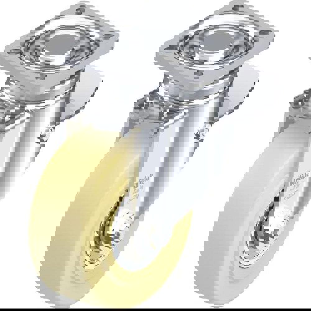 Swivel Top Plate Caster: Cast Nylon, 4