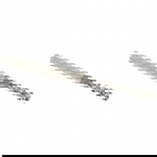 Spiral Flute Tap: #6-32, UNC, 2 Flute, Modified Bottoming Chamfer, 3B Class of Fit, Vanadium High-Speed Steel, Bright/Uncoated Finish