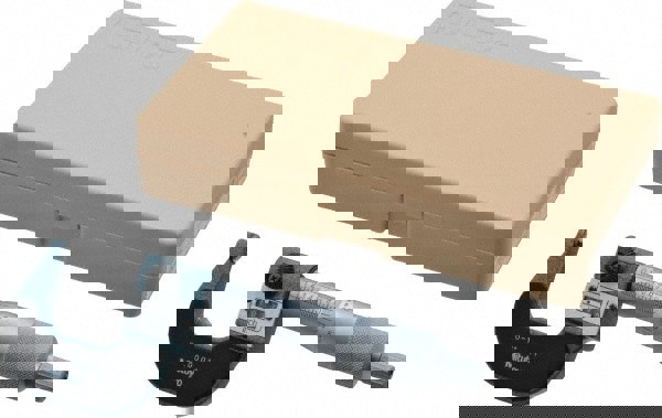 1 Inch Max Measurement, 0.0001 Inch Graduation, Spherical Face Micrometer