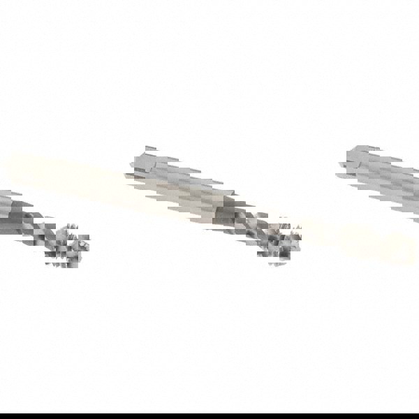 Spiral Flute Tap: #10-32, UNF, 2 Flute, Modified Bottoming Chamfer, 3B Class of Fit, Vanadium High-Speed Steel, Bright/Uncoated Finish