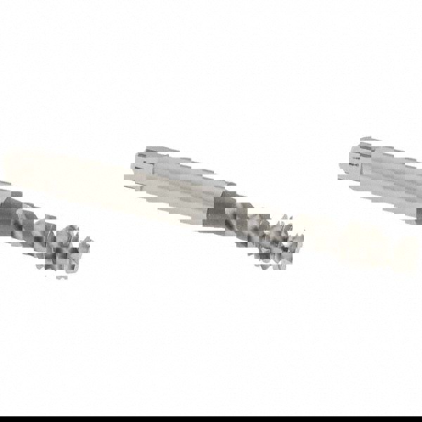 Spiral Flute Tap: 1/4-20, UNC, 2 Flute, Modified Bottoming Chamfer, 3B Class of Fit, Vanadium High-Speed Steel, Bright/Uncoated Finish