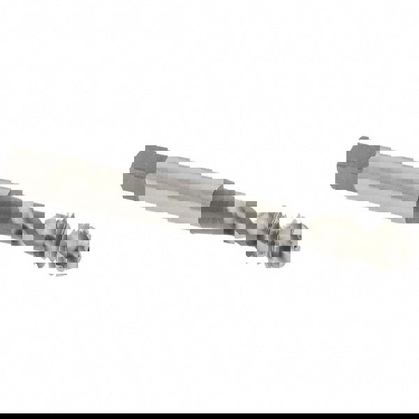 Spiral Flute Tap: 5/16-18, UNC, 2 Flute, Modified Bottoming Chamfer, 2B Class of Fit, Vanadium High-Speed Steel, Bright/Uncoated Finish