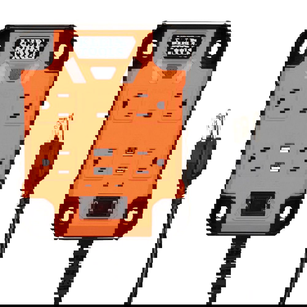 Power Outlet Strips; Amperage: 15.0000 ; Voltage: 125V ; Material: Plastic ; Number Of Outlets: 4.000 ; Strip Length (Decimal Inch): 5.8000 ; Cord Length (Feet): 5