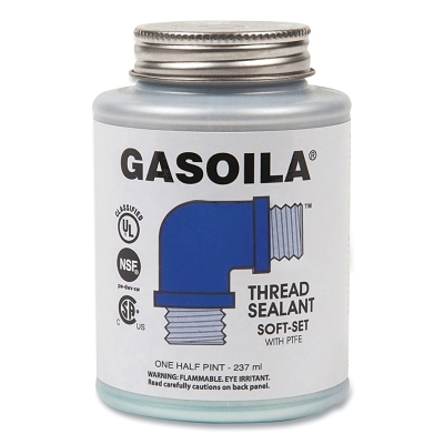 SOFT-SET THREAD SEALANTWITH PTFE 1/2 PT TOP
