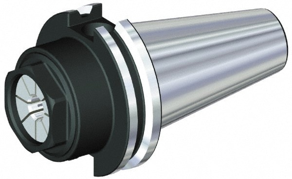 Collet Chuck: 2.03 to 20.57 mm Capacity, ER Collet, Taper Shank