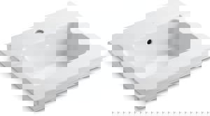 25-7/16X19-1/16 1H 1PC VC LAV WHIT