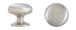 1-1/4 DIA CAB KNOB W/ SCRW SN