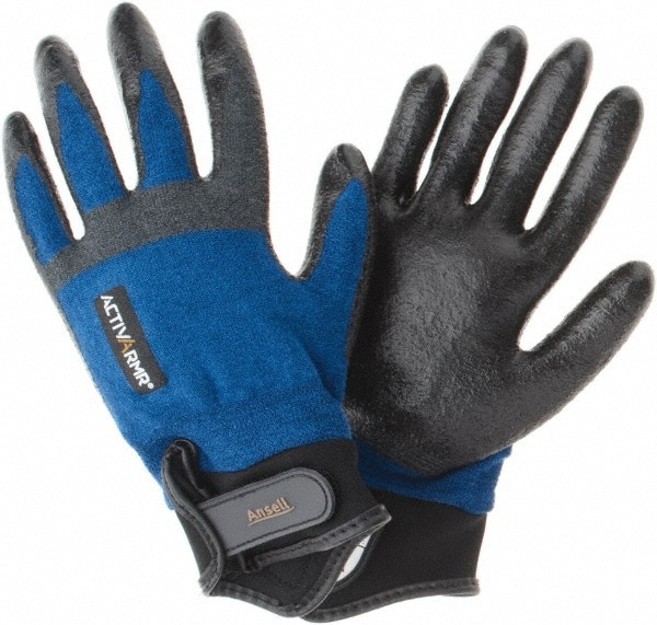 Series 97-002 Puncture-Resistant Gloves: Size Medium, ANSI Cut N/A, Nitrile, Series 97-002