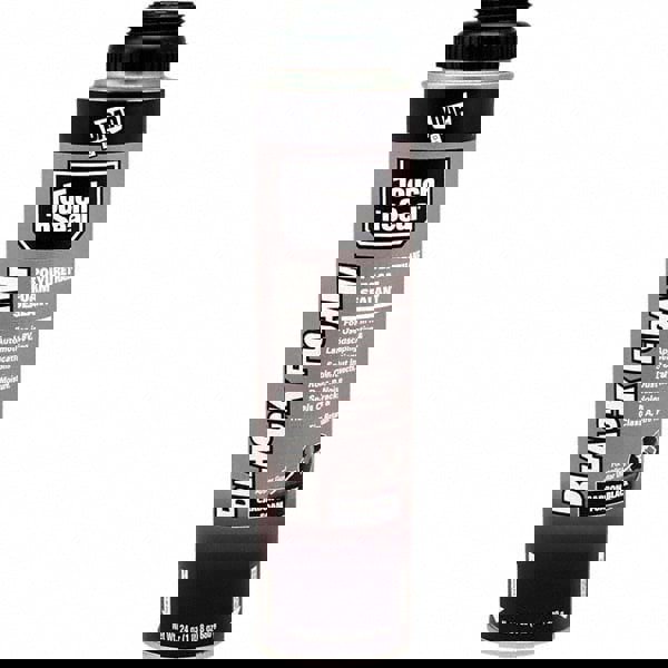 Foam: 24 oz Aerosol, Black, Polyurethane