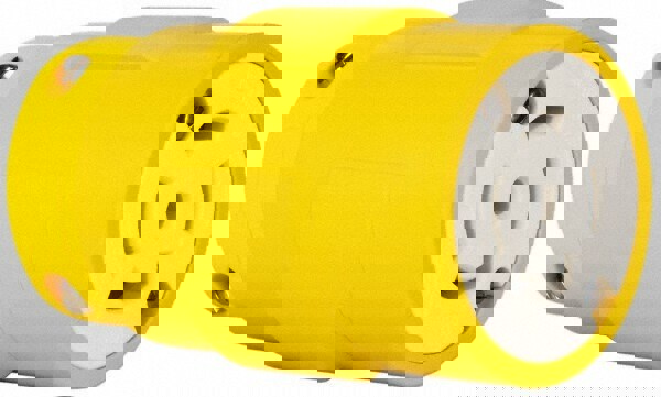 Straight Blade Connector: Industrial, L23-30, Yellow
