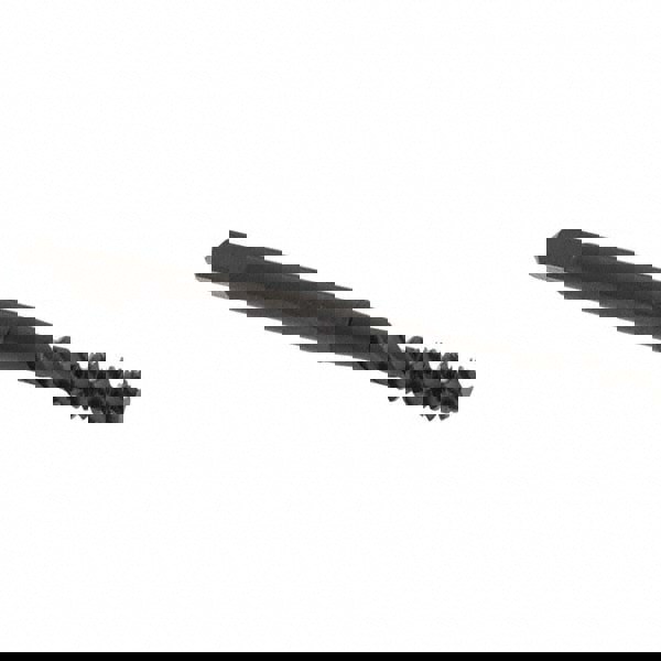 Spiral Flute Tap: #8-32 UNC, 3 Flutes, Bottoming, 2B Class of Fit, High Speed Steel, Oxide Coated