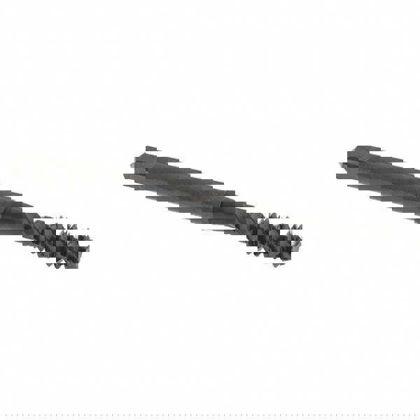 Spiral Flute Tap: #10-24 UNC, 3 Flutes, Bottoming, 2B Class of Fit, High Speed Steel, Oxide Coated