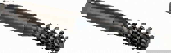 Spiral Flute Tap: 1/4-20 UNC, 3 Flutes, Bottoming, 2B Class of Fit, High Speed Steel, Oxide Coated