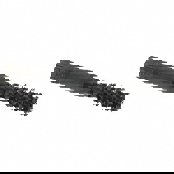 Spiral Flute Tap: 3/8-16 UNC, 3 Flutes, Bottoming, 2B Class of Fit, High Speed Steel, Oxide Coated