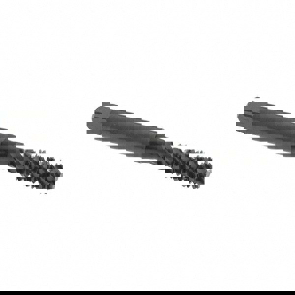 Spiral Flute Tap: M6x1.00 Metric Coarse, 3 Flutes, Bottoming, 6H Class of Fit, High Speed Steel, Oxide Coated