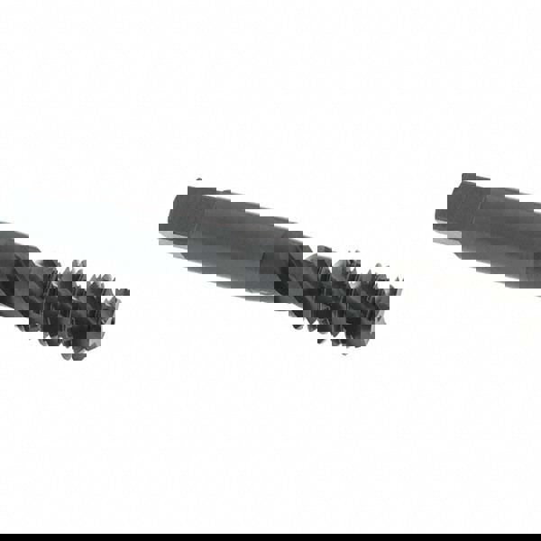 Spiral Flute Tap: M10x1.50 Metric Coarse, 3 Flutes, Bottoming, 6H Class of Fit, High Speed Steel, Oxide Coated