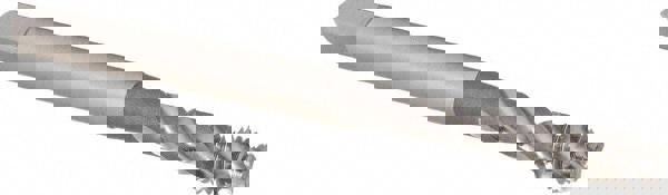 Spiral Flute Tap: M5x0.8, Metric Coarse, 3 Flute, Modified Bottoming Chamfer, 6H Class of Fit, Vanadium High-Speed Steel, Bright/Uncoated Finish