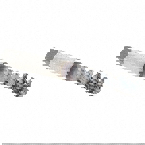 Spiral Flute Tap: Metric Fine, 3 Flute, Modified Bottoming Chamfer, 3B Class of Fit, Vanadium High-Speed Steel, TiCN Finish