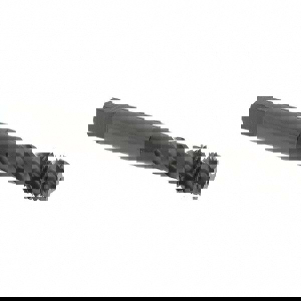 Spiral Flute Tap: M10x1.25, Metric Fine, 3 Flute, Modified Bottoming Chamfer, 4H Class of Fit, Vanadium High-Speed Steel, Oxide Finish