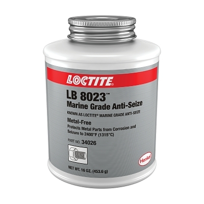 Marine Grade Anti-Seize Lubricant: 8 oz Brush Top