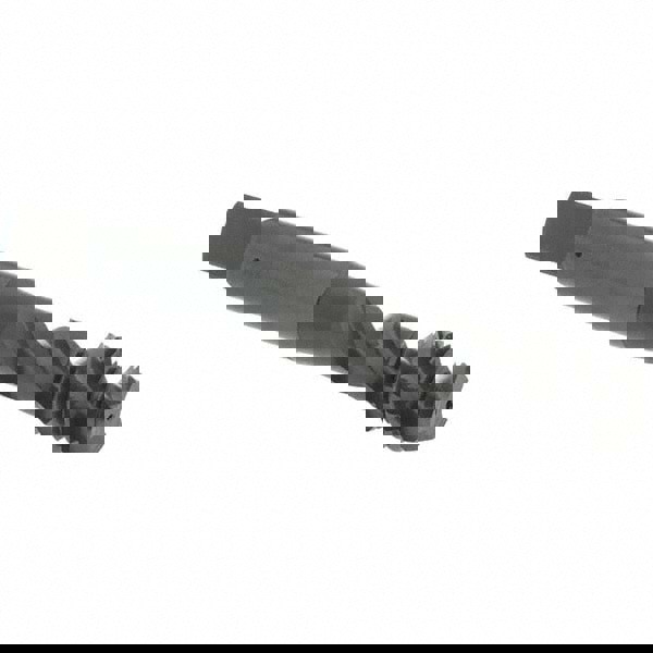 Spiral Flute Tap: M10x1.5, Metric Coarse, 3 Flute, Modified Bottoming Chamfer, 6H Class of Fit, Vanadium High-Speed Steel, Oxide Finish