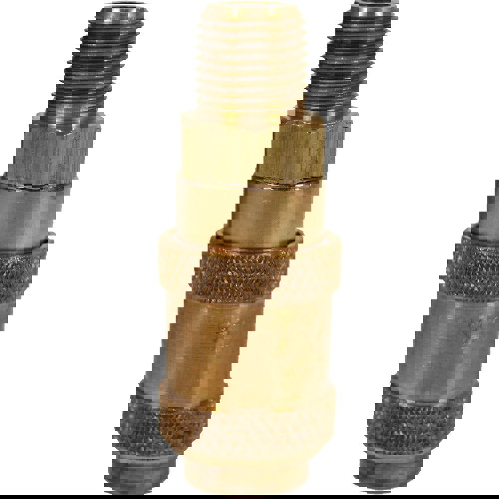 Pneumatic Hose Fittings & Couplings; Type: Coupler ; Coupling Type: Coupler ; Interchange Type: Compact Coup ; Thread Type: Male NPTF ; Coupler Size: 0.25 ; Material: Brass