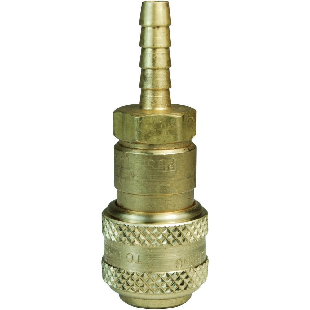Pneumatic Hose Fittings & Couplings; Fitting Type: Air Hose ; Type: Coupler ; Coupling Type: Coupler ; Interchange Type: Industrial ; Thread Type: Hose Barb ; Coupler Size: 0.25