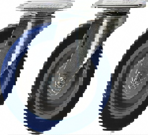 Swivel Top Plate Caster: Polyurethane, 4