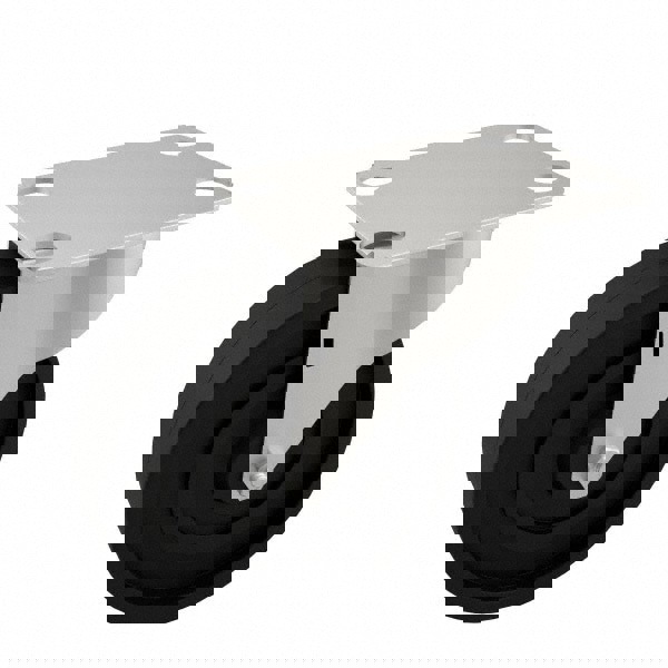 Swivel Top Plate Caster: Polyolefin, 5