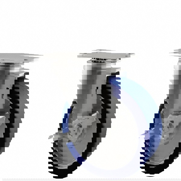 Swivel Top Plate Caster: Polyurethane, 5