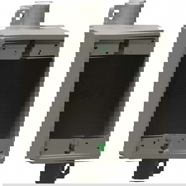 Electrical Device Box: Aluminum, Square, 6-3/8