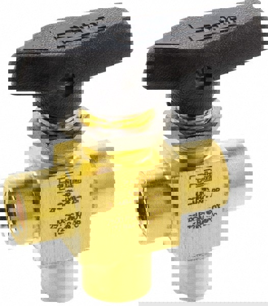 3-Way Manual Ball Valve: 1/8