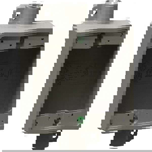 Electrical Device Box: Aluminum, Square, 6-3/8