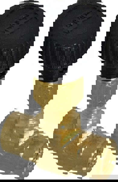 Needle Valve: Round Handle, Straight, 1/8