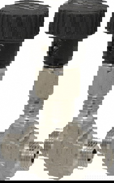 Needle Valve: Round Handle, Straight, 1/8