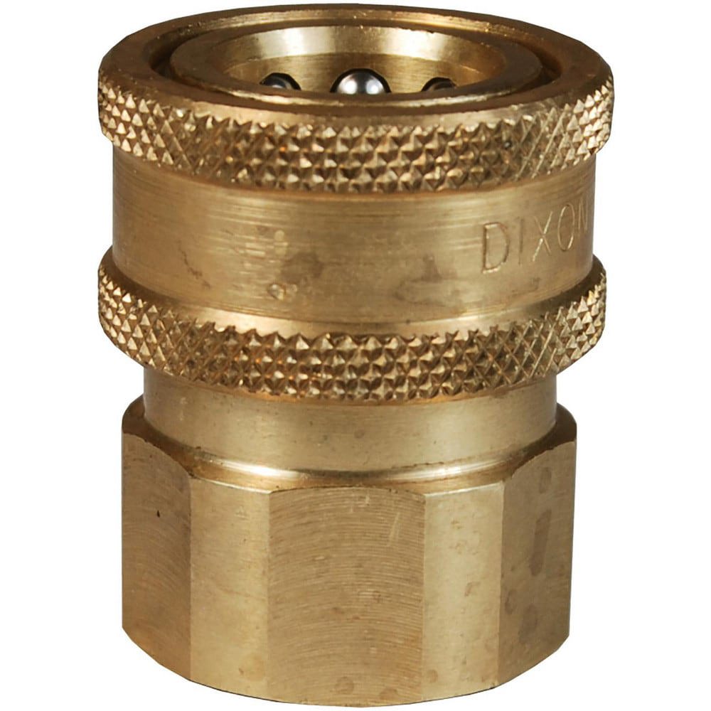 Hydraulic Hose Fittings & Couplings; Type: V-Series Unvalved Female Coupler ; Fitting Type: Coupler ; Hose Inside Diameter (Decimal Inch): 0.2500 ; Hose Size: 1/4 ; Material: Brass ; Thread Type: NPTF