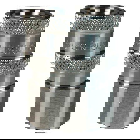 Hydraulic Hose Fittings & Couplings; Type: V-Series Valved Female Coupler ; Fitting Type: Coupler ; Hose Inside Diameter (Decimal Inch): 0.2500 ; Hose Size: 1/4 ; Material: Stainless Steel ; Thread Type: NPTF