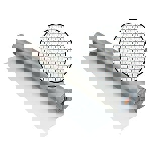 36X100 FT BRITE ALUM SCRN