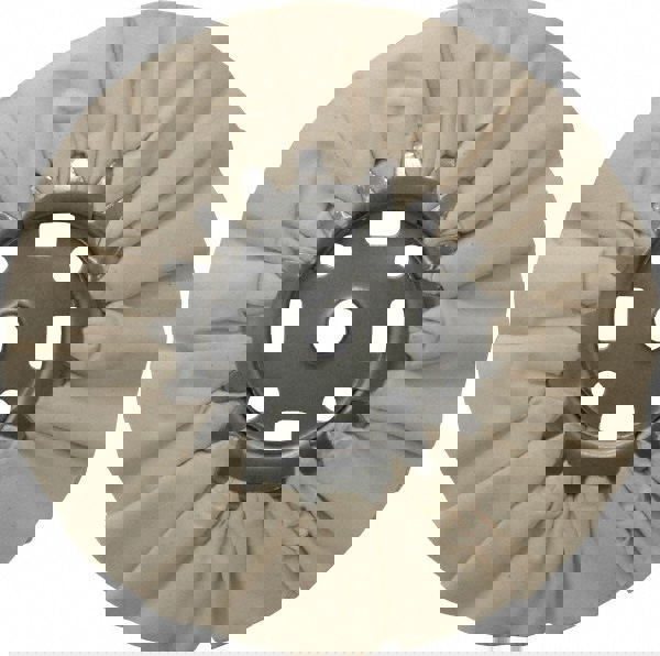 Unmounted Ventilated Bias Buffing Wheel: 8