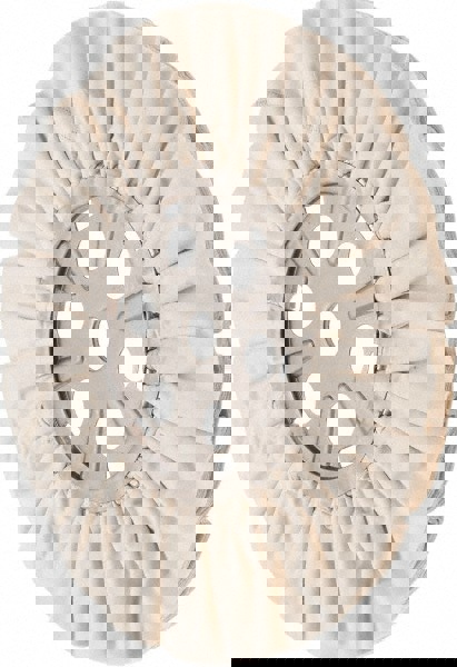 Unmounted Ventilated Bias Buffing Wheel: 16