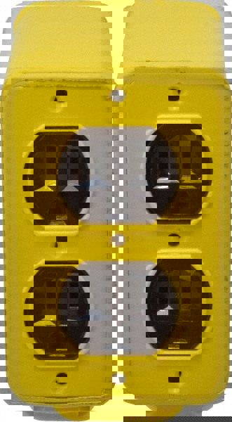 Electrical Outlet Box: Rubber, Rectangle, 3-3/8