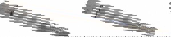 Spiral Point Tap: #2-56 UNC, 2 Flutes, Plug Chamfer, 2B Class of Fit, Powdered Metal High-Speed Steel, Bright/Uncoated