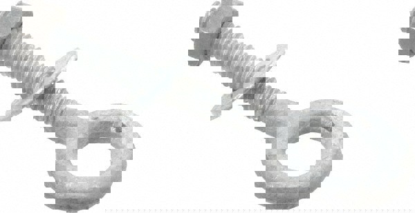 1/4-20, Zinc-Plated Finish, Forged Steel Forged Eye Bolt